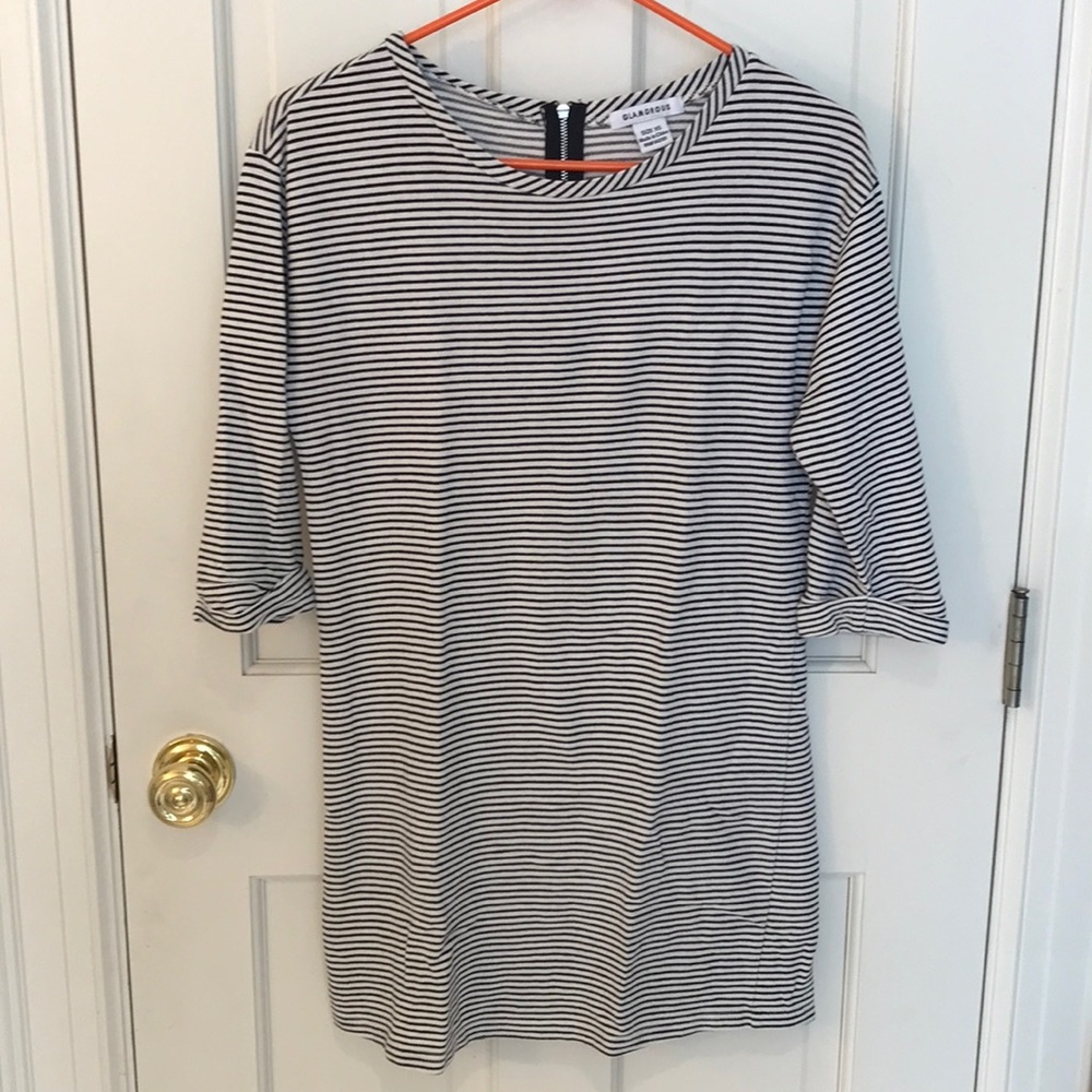 Glamorous striped dress
